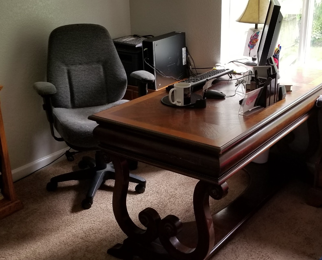 Desk from office